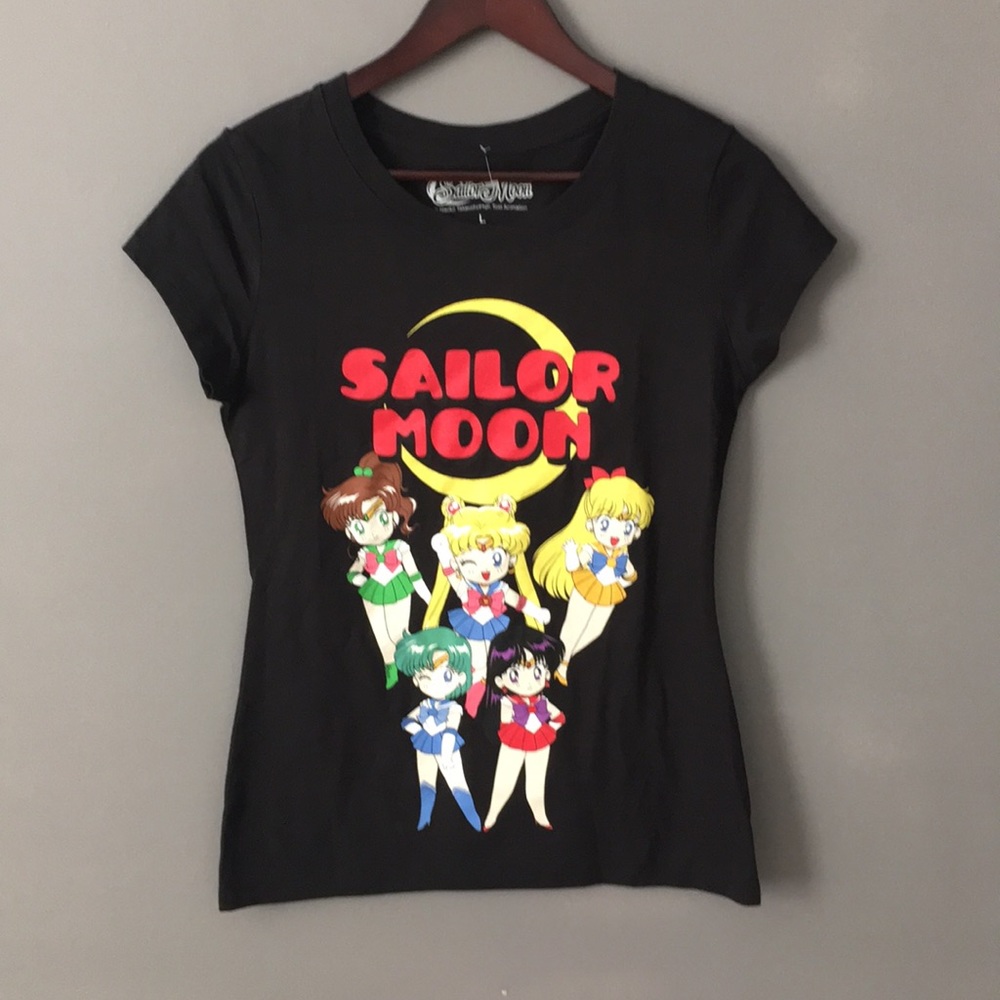 Sailor Moon NWOT Graphic Black Tee